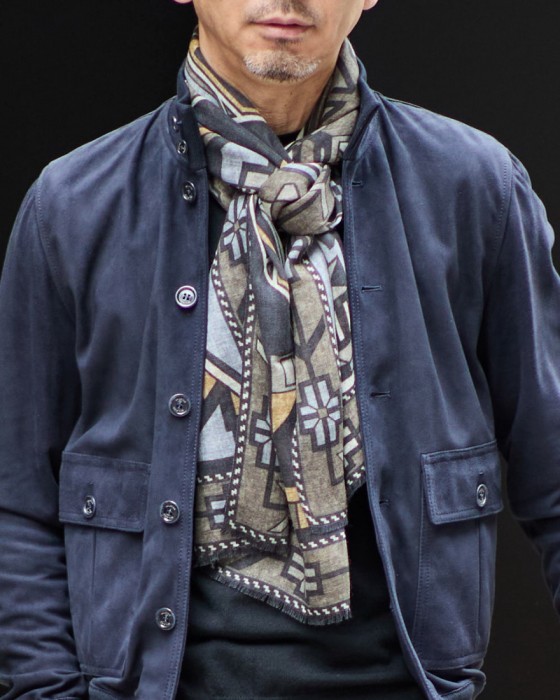 GIERREジオメトリック ストール　01l