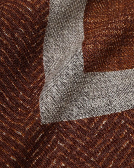 GIERREグレンチェック パネル ダブルフェイスストール 07l