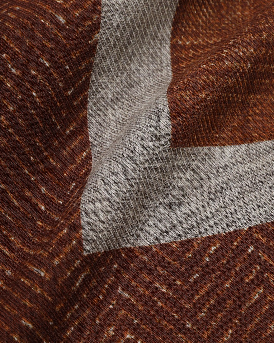 GIERREグレンチェック パネル ダブルフェイスストール 07l