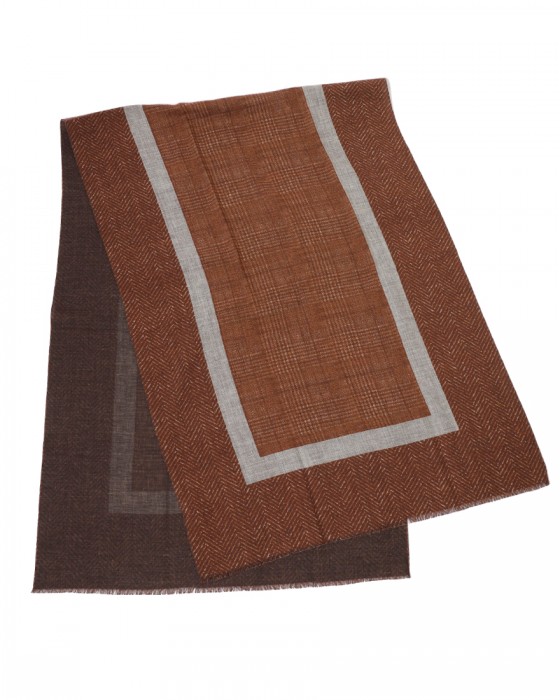 GIERREグレンチェック パネル ダブルフェイスストール 12l