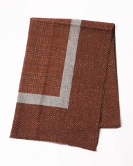 GIERREグレンチェック パネル ダブルフェイスストール mb_04l