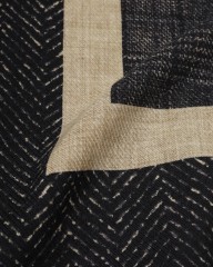 GIERREグレンチェック パネル ダブルフェイスストール mb_13l