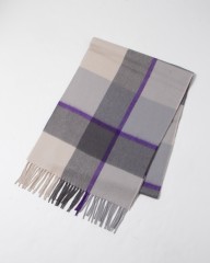 Joshua Ellisカシミヤ チェック ストール　【PLAID 35×190】mb_01l