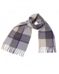 Joshua Ellisカシミヤ チェック ストール　【PLAID 35×190】mb_c0