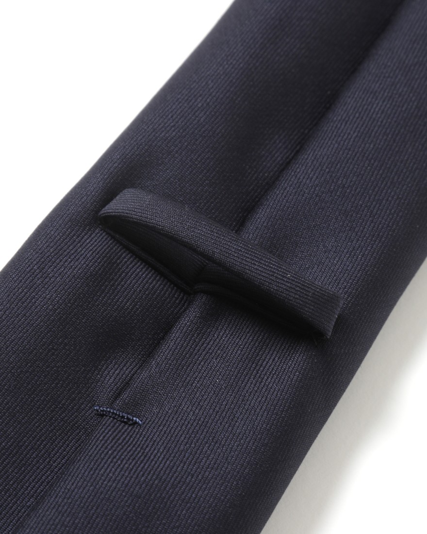 ネイビーウールタイ【Settepieghe/セッテピエゲ】｜atto vannucci