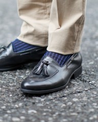 GALLOストライプ コットンソックス【UOMO TAILORING】mb_11l