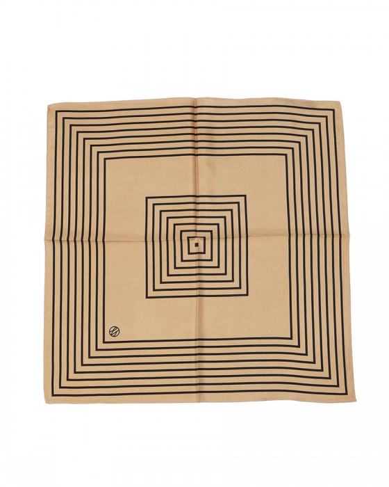 LESCARFシルクスクエア スカーフ【50cm×50cm】04l