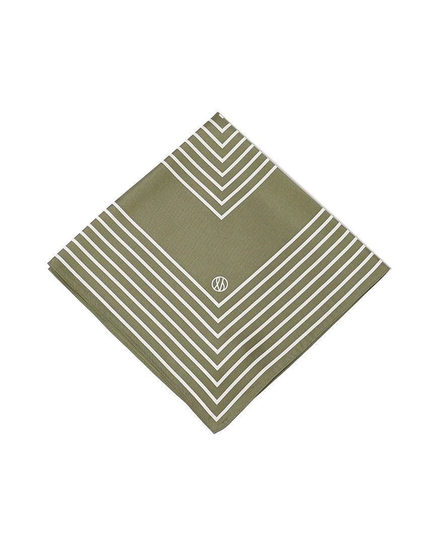 LESCARFシルクスクエア スカーフ【50cm×50cm】c0