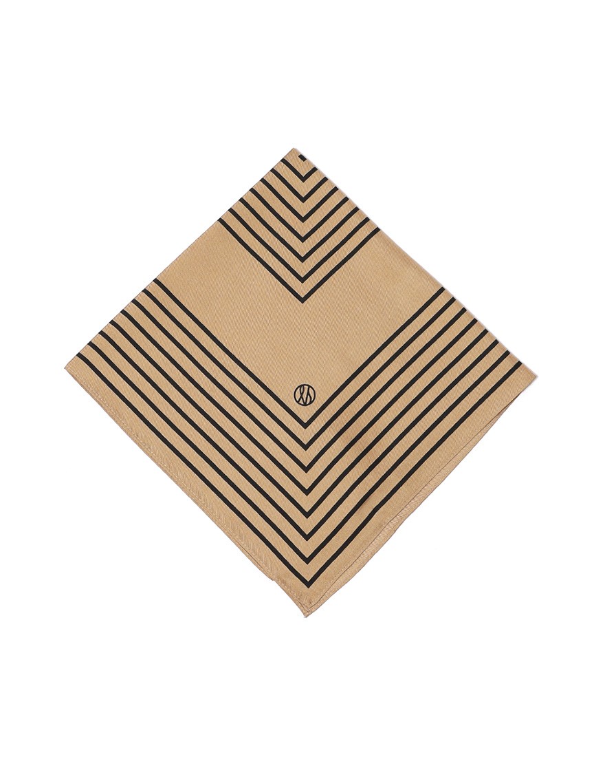 LESCARFシルクスクエア スカーフ【50cm×50cm】c1