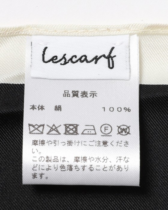 LESCARFシルクスクエア スカーフ【90cm×90cm】08l