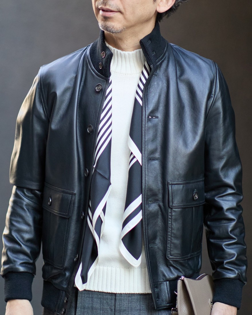 LESCARFシルクスクエア スカーフ【90cm×90cm】11l