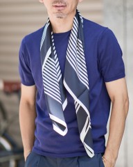 LESCARFシルクスクエア スカーフ【90cm×90cm】mb_01l