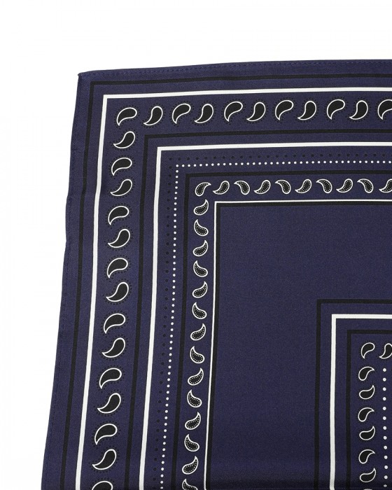 LESCARFペイズリー シルクスカーフ【50cm×50cm】05l