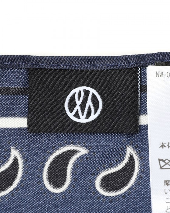 LESCARFペイズリー シルクスカーフ【50cm×50cm】12l