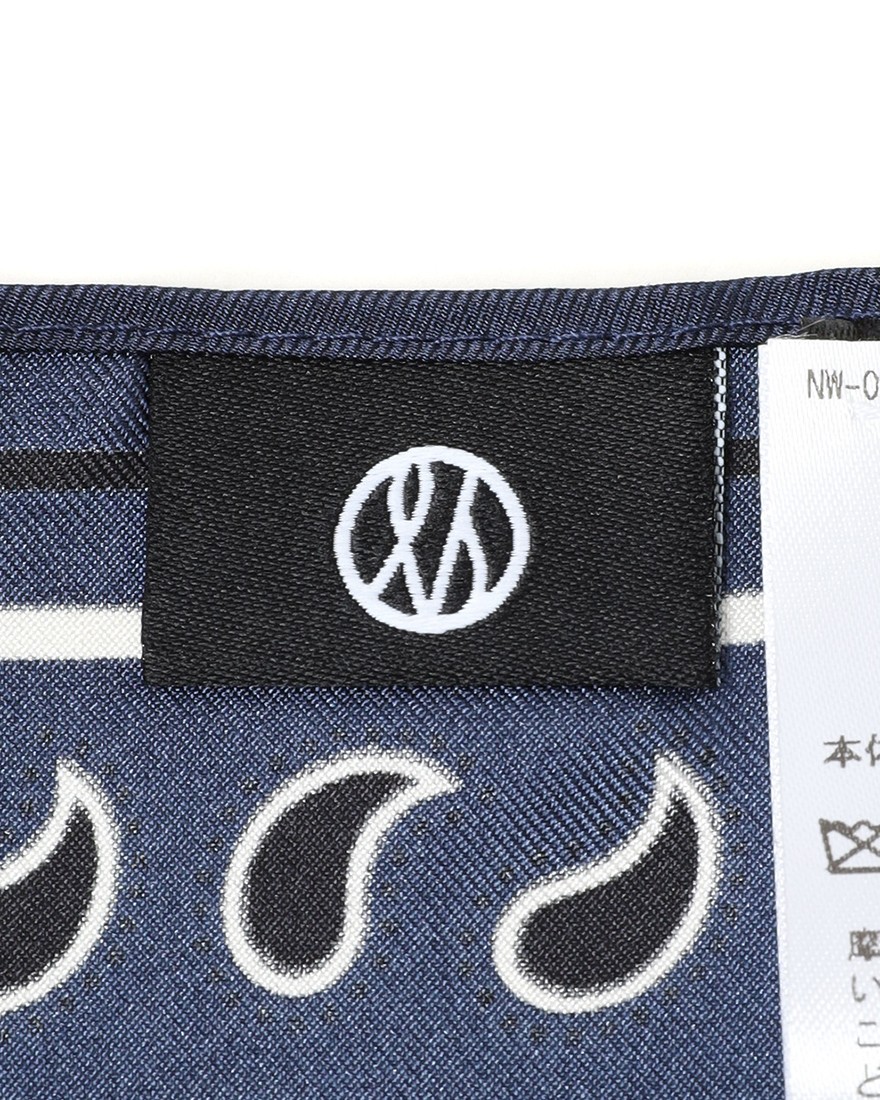 LESCARFペイズリー シルクスカーフ【50cm×50cm】12l