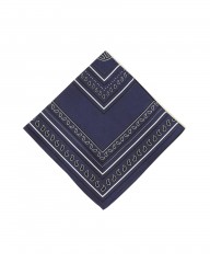 LESCARFペイズリー シルクスカーフ【50cm×50cm】mb_c1