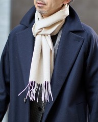 PIACENZAダブルフェイスシルクカシミヤストールmb_10l