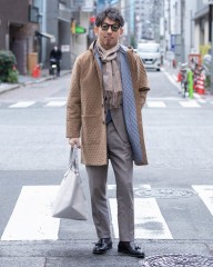 PIACENZAウインドウペーン シルクカシミヤ ストールmb_ma