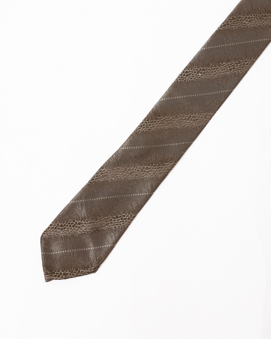 atto vannucciクロコ柄 レジメンタル タイ【Sfoderato/スフォデラート】06l