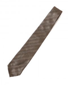 クロコ柄 レジメンタル タイ【Sfoderato/スフォデラート】