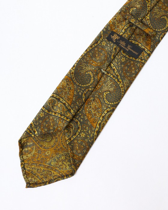 atto vannucciボタニカルペイズリー タイ【Sfoderato/スフォデラート】05l