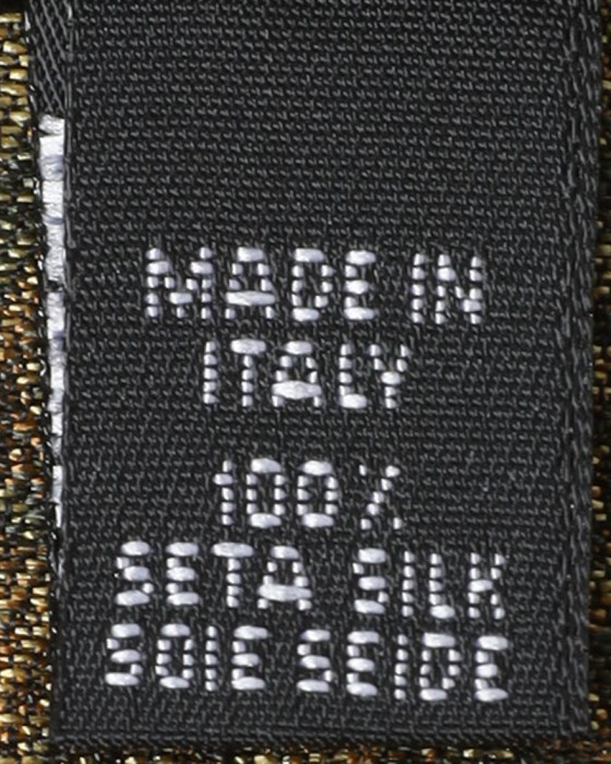 atto vannucciボタニカルペイズリー タイ【Sfoderato/スフォデラート】09l