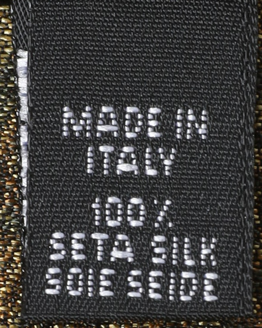 atto vannucciボタニカルペイズリー タイ【Sfoderato/スフォデラート】09l