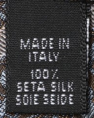 atto vannucciネイビー ペイズリー タイ【Sfoderato】mb_09l