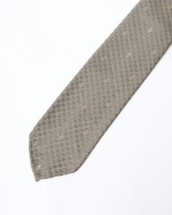 atto vannucciグレージュ ダイヤ小紋 タイ【Sfoderato】mb_04l