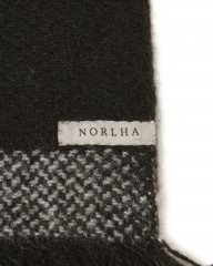 NORLHAヤクウール チェック 大判ストール【Nomad Nets Wide Square】mb_05l