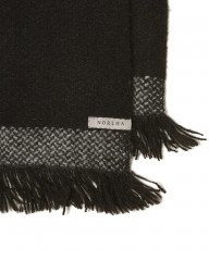 NORLHAヤクウール チェック 大判ストール【Nomad Nets Wide Square】mb_07l