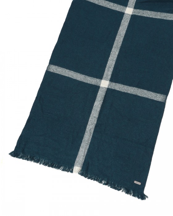 NORLHAヤクウール ビッグチェック 大判ストール【Nomad Nets Huge Plaid】05l