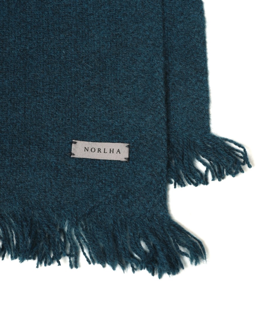 NORLHAヤクウール ビッグチェック 大判ストール【Nomad Nets Huge Plaid】06l