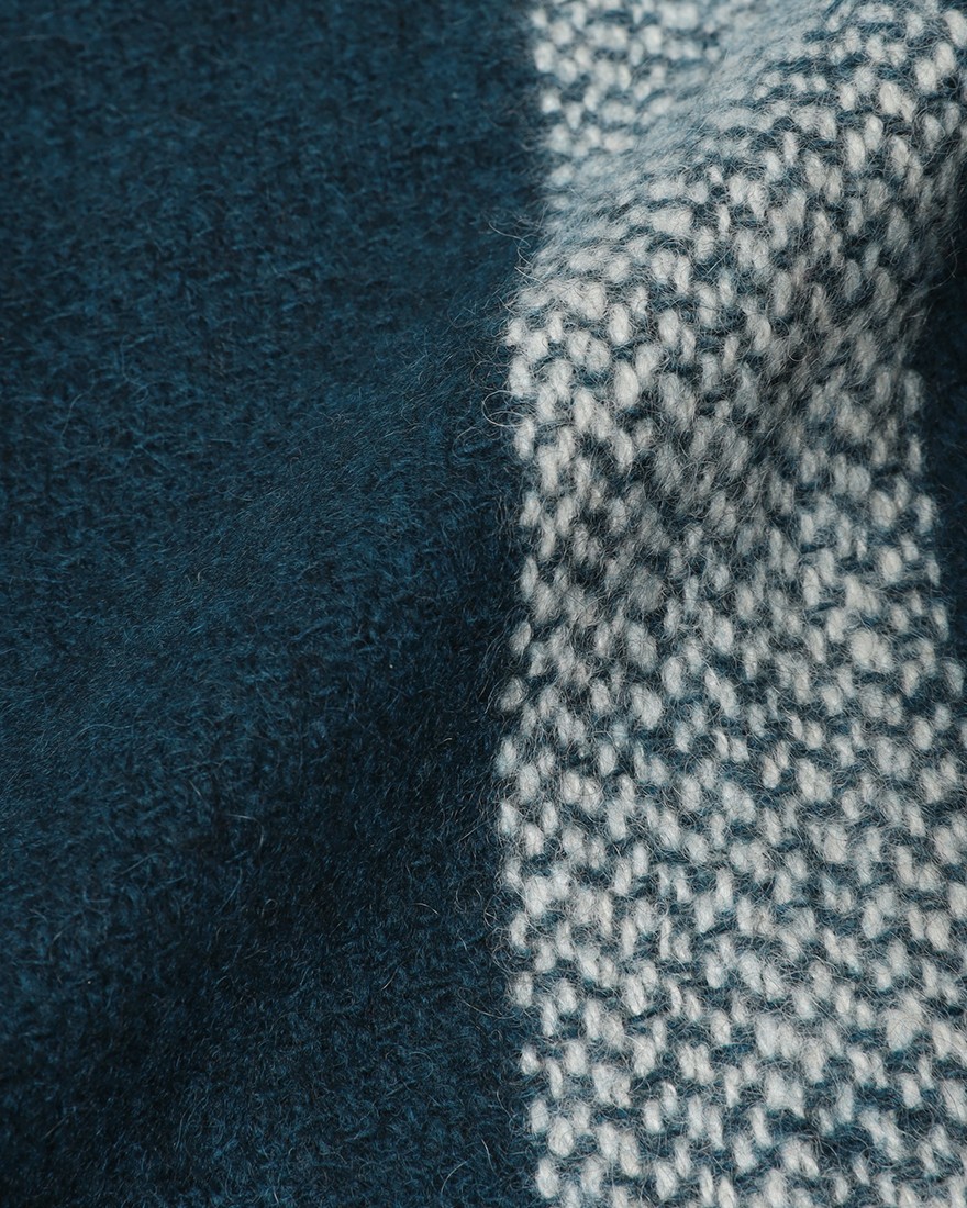 NORLHAヤクウール ビッグチェック 大判ストール【Nomad Nets Huge Plaid】08l