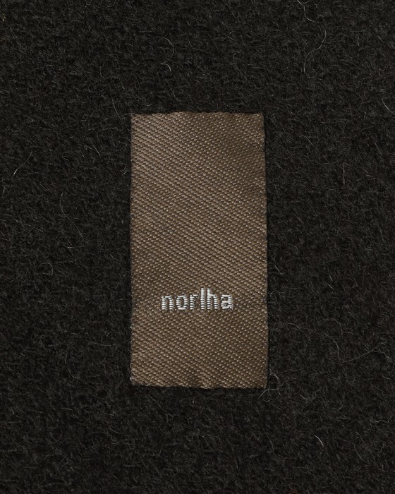 NORLHAヤクウール ブロックチェック 大判ストール【Nomad Nets Big Plaid】06l