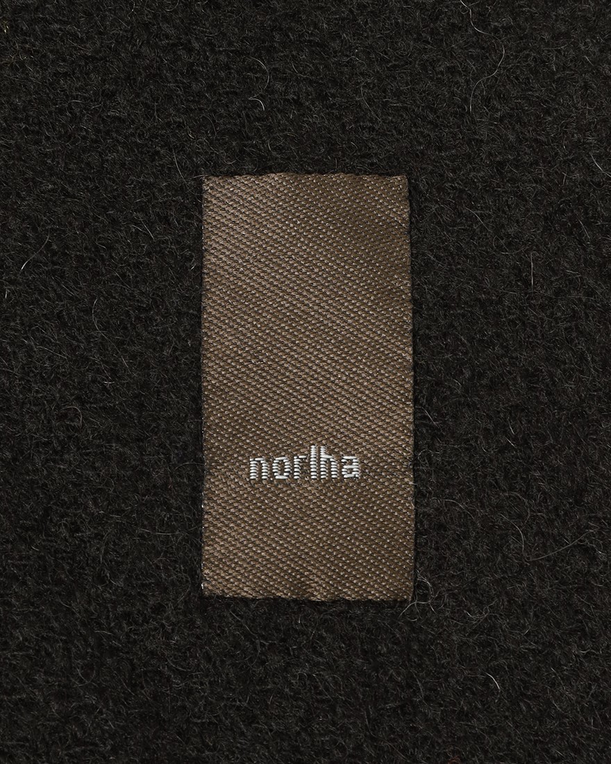 NORLHAヤクウール ブロックチェック 大判ストール【Nomad Nets Big Plaid】06l