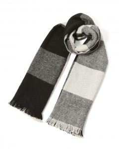 ヤクウール ブロックチェック 大判ストール【Nomad Nets Big Plaid】