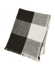 NORLHAヤクウール ブロックチェック 大判ストール【Nomad Nets Big Plaid】mb_04l