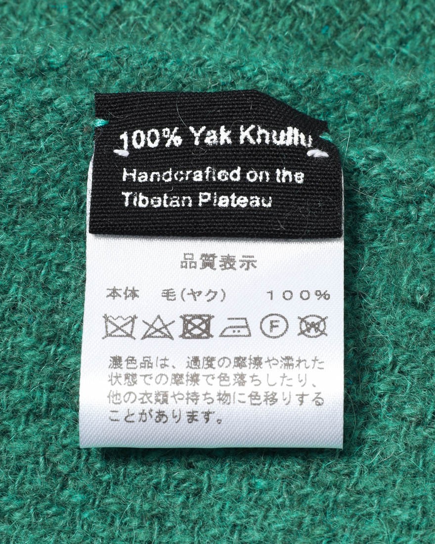 NORLHAヤクウール ソリッド 大判ストール【Nomad Nets/Nomad Grey Nets】11l