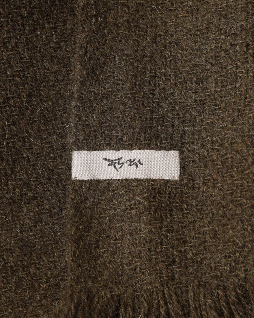 NORLHAヤクウール ソリッド 大判ストール【Nomad Nets/Nomad Grey Nets】19l