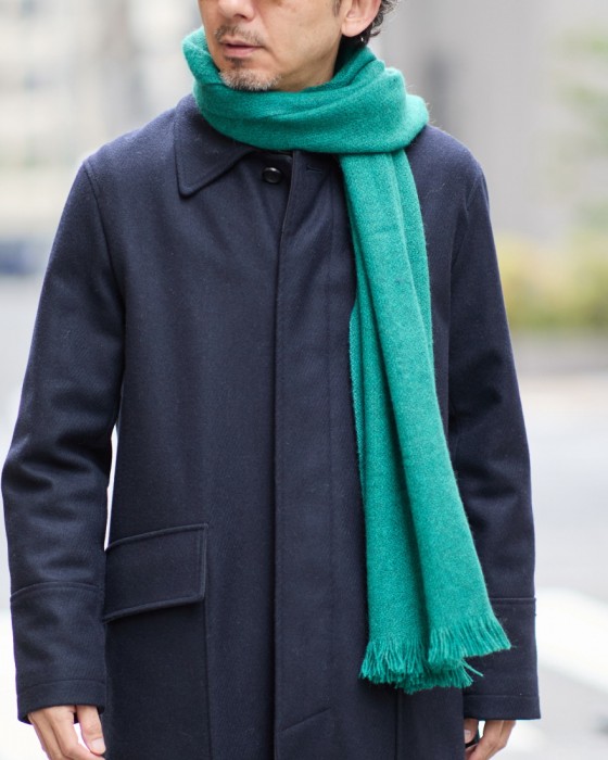 NORLHAヤクウール ソリッド 大判ストール【Nomad Nets/Nomad Grey Nets】21l