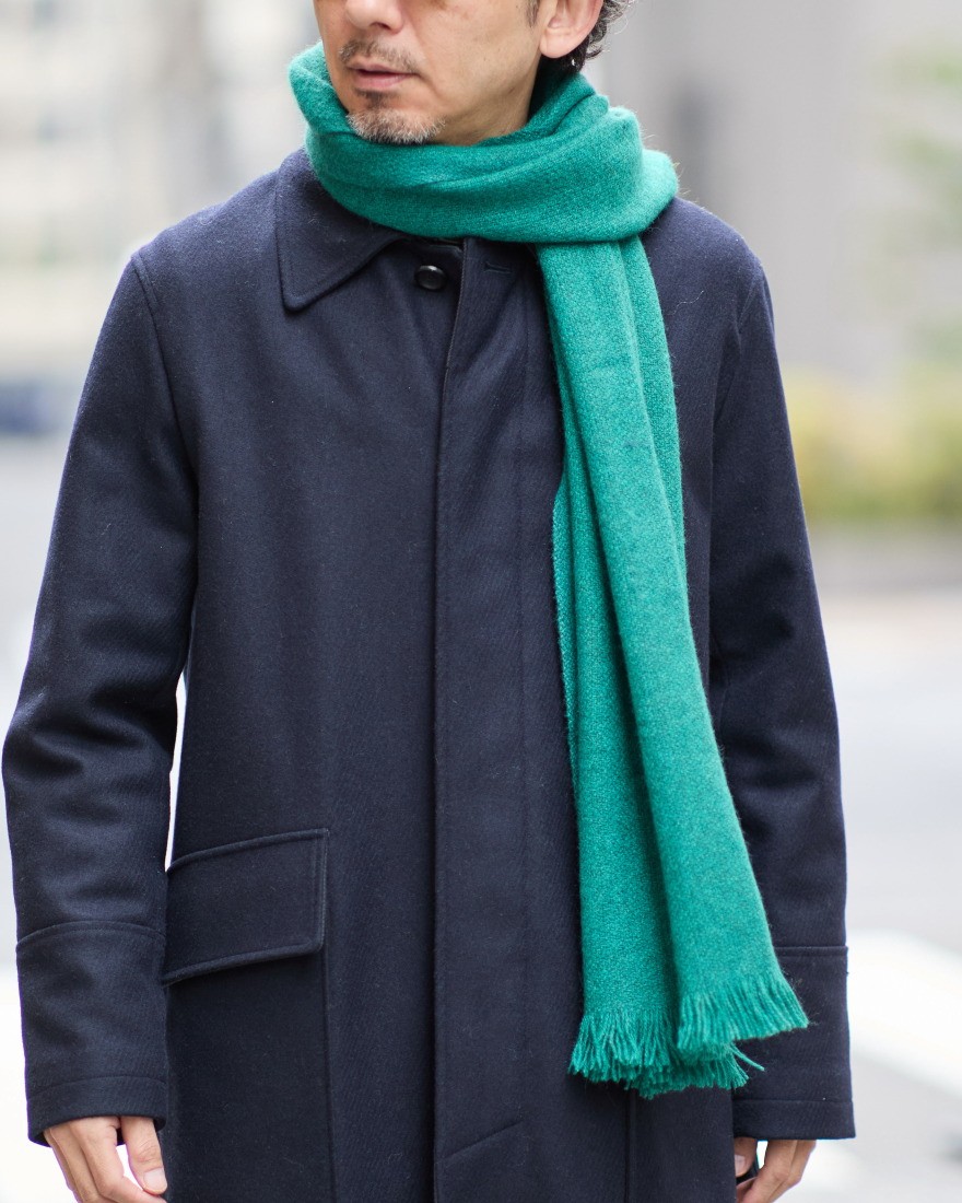 NORLHAヤクウール ソリッド 大判ストール【Nomad Nets/Nomad Grey Nets】21l