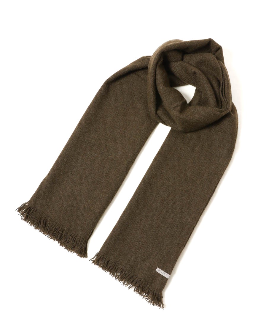 NORLHAヤクウール ソリッド 大判ストール【Nomad Nets/Nomad Grey Nets】c5