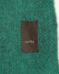 NORLHAヤクウール ソリッド 大判ストール【Nomad Nets/Nomad Grey Nets】mb_10l