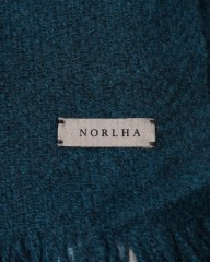 NORLHAヤクウール ソリッド 大判ストール【Nomad Nets/Nomad Grey Nets】mb_13l