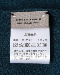 NORLHAヤクウール ソリッド 大判ストール【Nomad Nets/Nomad Grey Nets】mb_14l