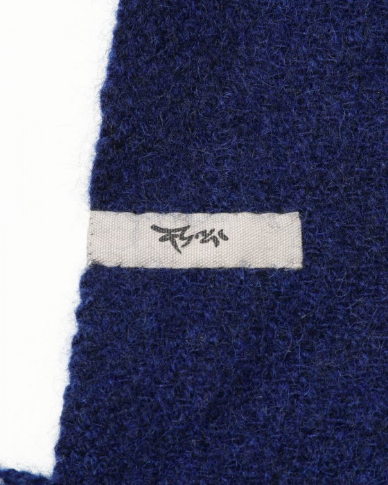 NORLHAヤクウール ライン 大判ストール【Nomad Nets Stripe】06l