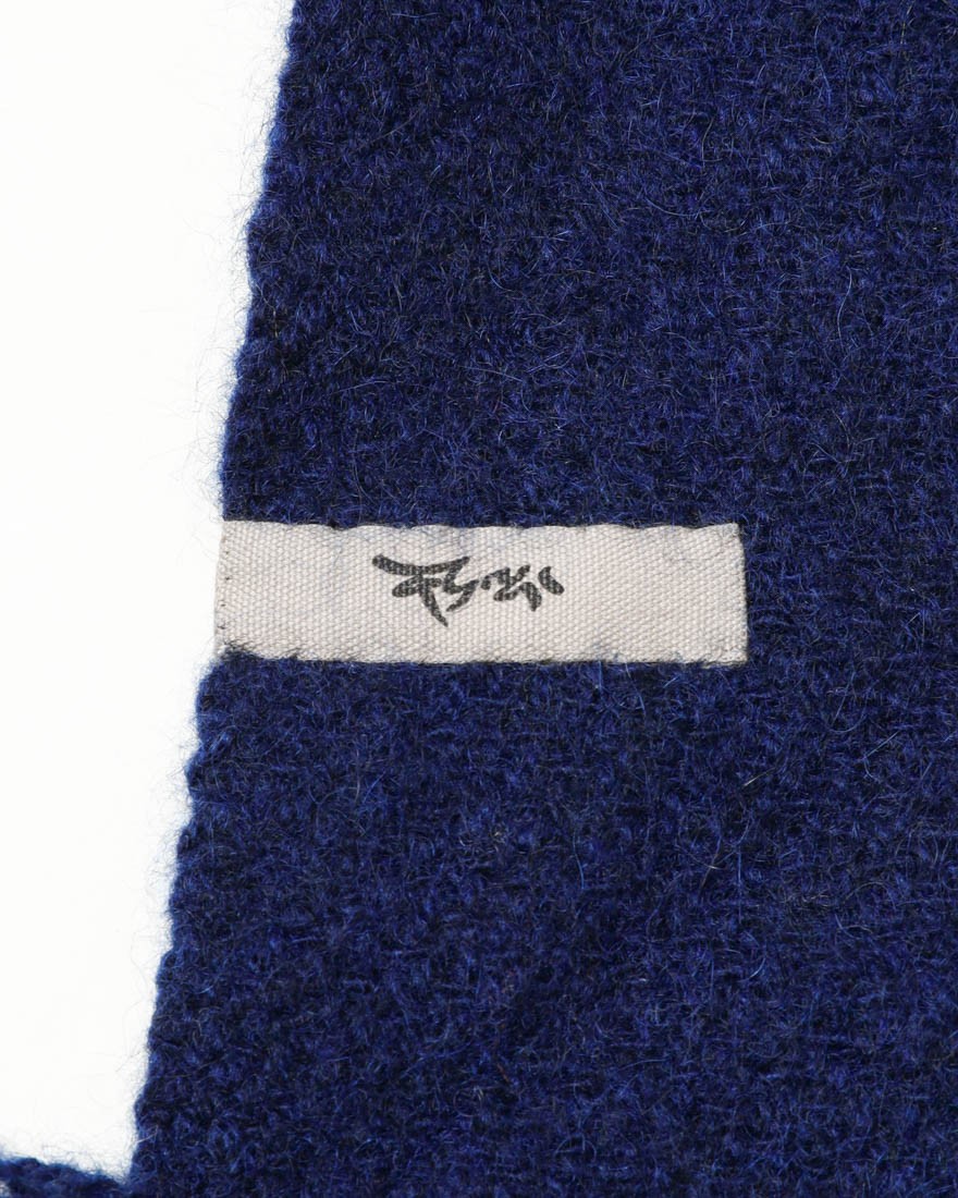 NORLHAヤクウール ライン 大判ストール【Nomad Nets Stripe】06l