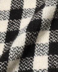 NORLHAヤクウール スモールチェック 大判ストール【Nomad Nets Small Square】mb_08l