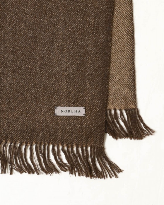 NORLHAヤクウール ツートン ストール【Two Tone Twill Scalf】06l